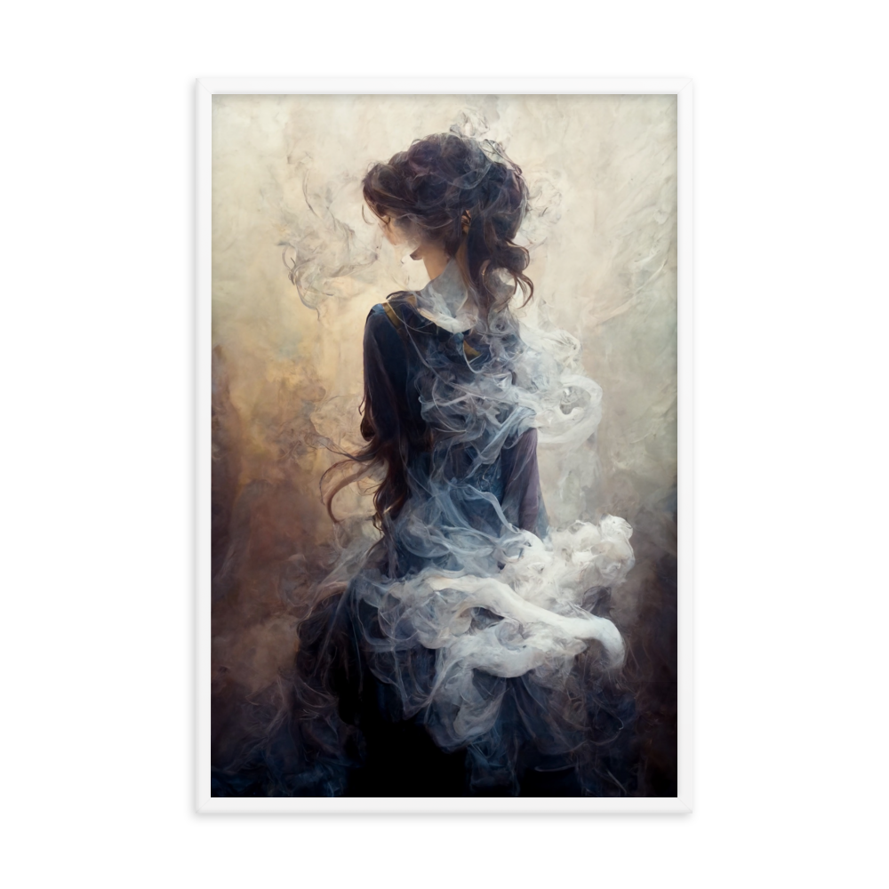 Framed photo paper poster