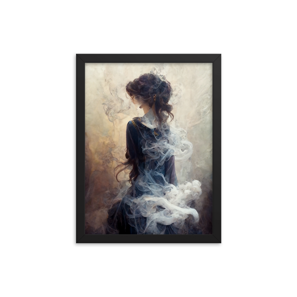 Framed photo paper poster