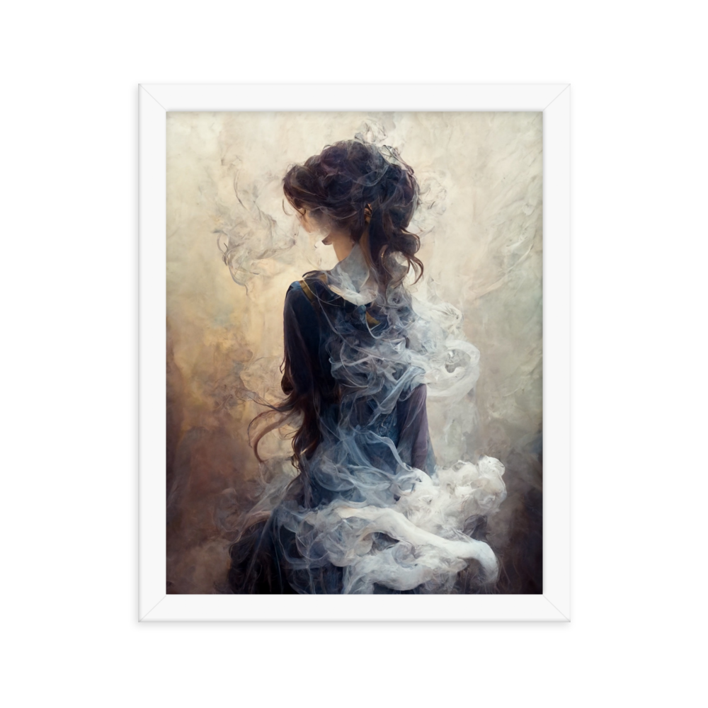 Framed photo paper poster