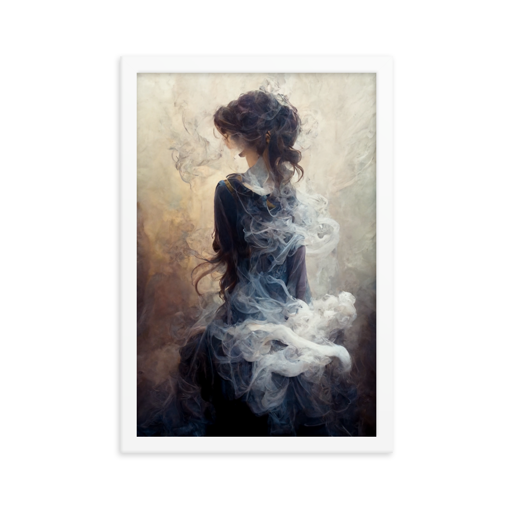 Framed photo paper poster