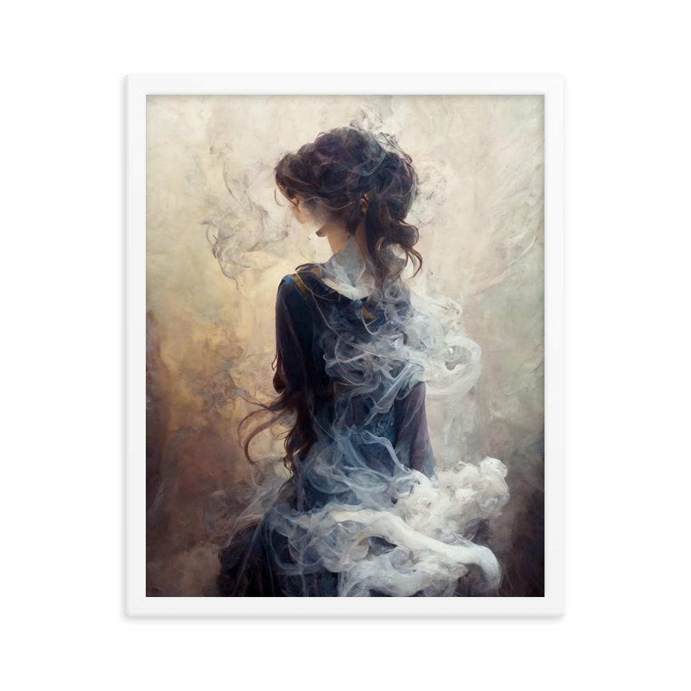 Framed photo paper poster