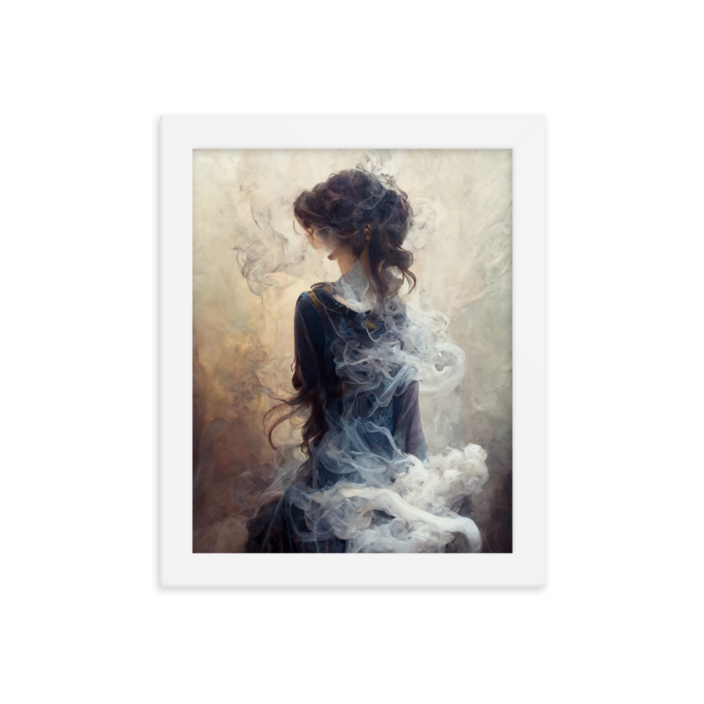 Framed photo paper poster